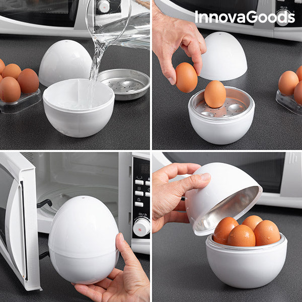 innovagoods Cuecehuevos para Microondas con Recetario Boilegg InnovaGoods Venta caliente