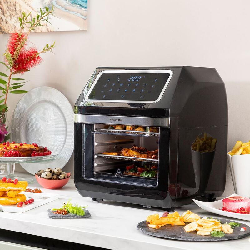 innovagoods Freidora de Aire InnovaGoods Fryinn Pro Max 12000 Negro Acero Inoxidable 1800 W 12 L En oferta