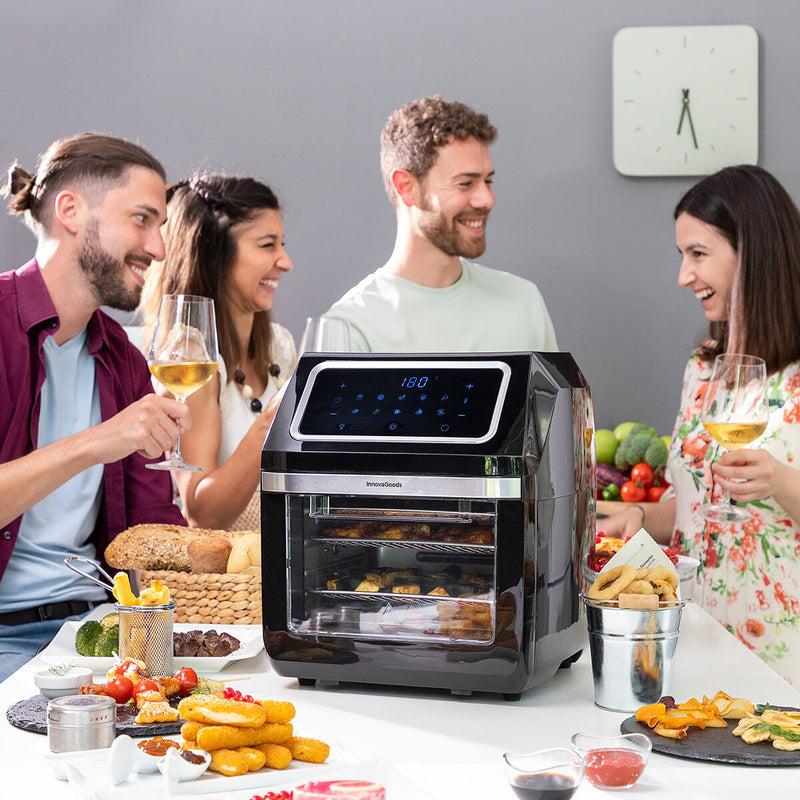 innovagoods Freidora de Aire InnovaGoods Fryinn Pro Max 12000 Negro Acero Inoxidable 1800 W 12 L En oferta