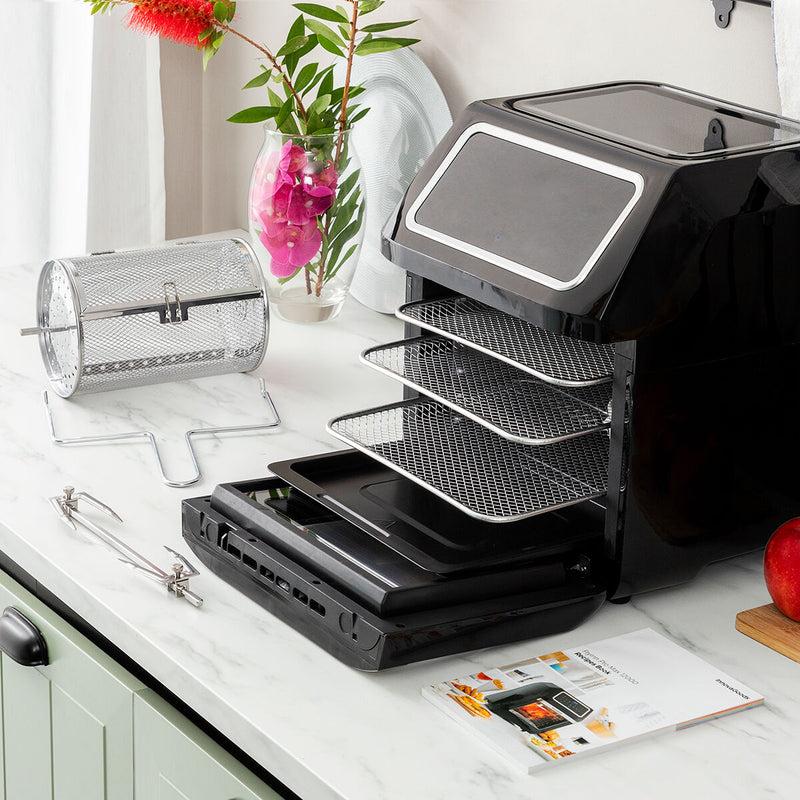 innovagoods Freidora de Aire InnovaGoods Fryinn Pro Max 12000 Negro Acero Inoxidable 1800 W 12 L En oferta