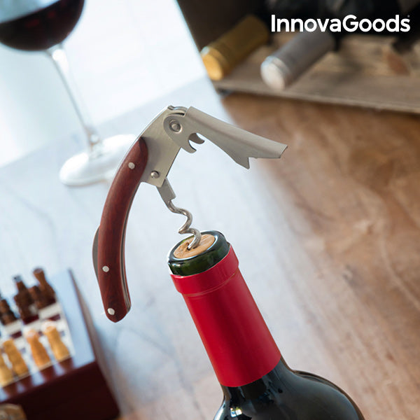 innovagoods Set de Accesorios para Vino y Ajedrez InnovaGoods (37 Piezas) Tienda