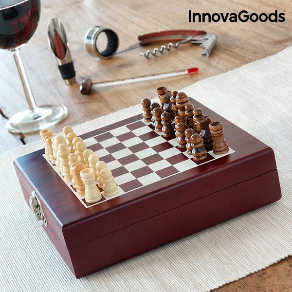 innovagoods Set de Accesorios para Vino y Ajedrez InnovaGoods (37 Piezas) Tienda