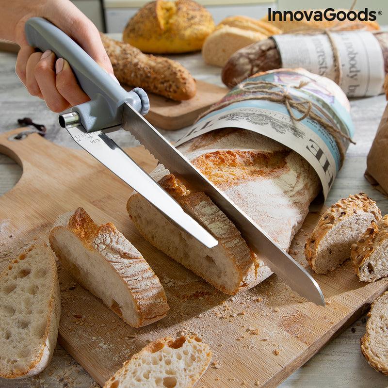 innovagoods Cuchillo de Pan con Guía de Corte Regulable Kutway InnovaGoods COMPRAR AHORA
