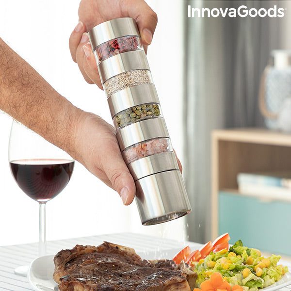 innovagoods Molinillo de Especias 4 en 1 Millmix InnovaGoods