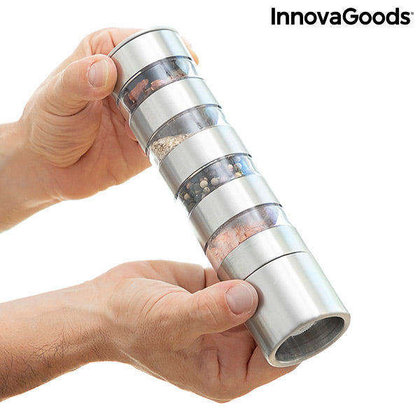 innovagoods Molinillo de Especias 4 en 1 Millmix InnovaGoods ÚLTIMAS EDICIONES
