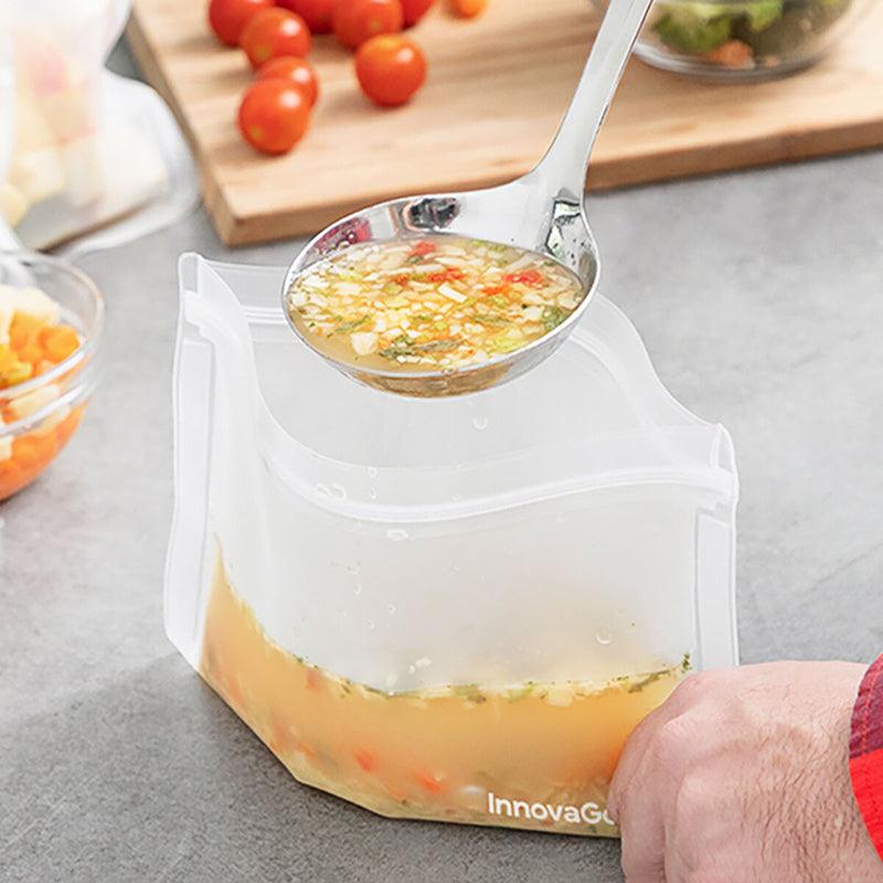 innovagoods Set de Bolsas Reutilizables para Alimentos Freco InnovaGoods 10 Piezas Últimos 2 días