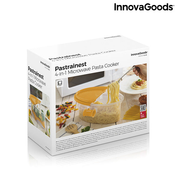 innovagoods Cuecepasta para Microondas 4 en 1 con Accesorios y Recetas Pastrainest InnovaGoods Promoción por tiempo limitado