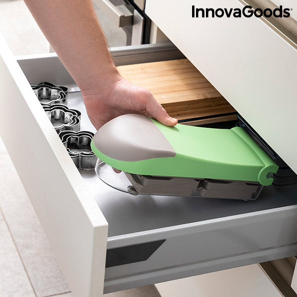 innovagoods Cortador de Verduras Rallador y Mandolina con Recetas y Accesorios 7 en 1 Choppie Expert InnovaGoods Solo hoy