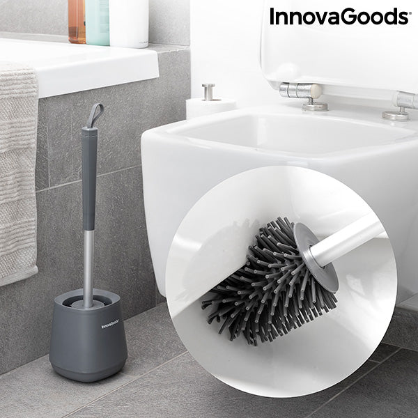 innovagoods Escobilla de Goma para el Inodoro Kleanu InnovaGoods