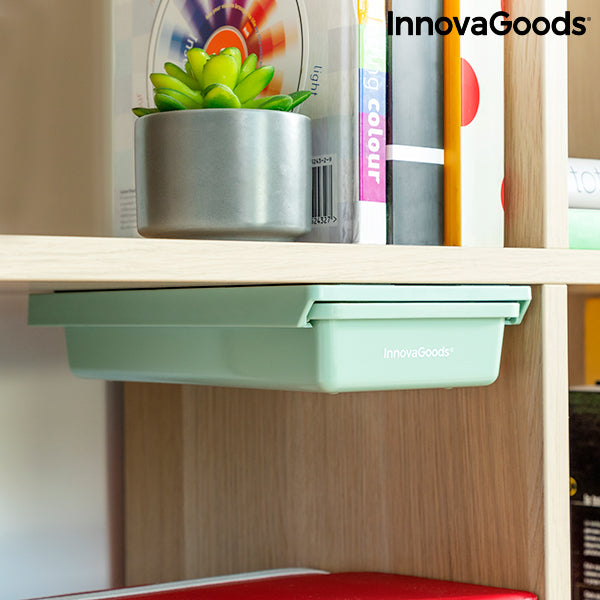innovagoods Set de Cajones Auxiliares Adhesivos para Escritorio Underalk InnovaGoods Pack de 2 uds En oferta