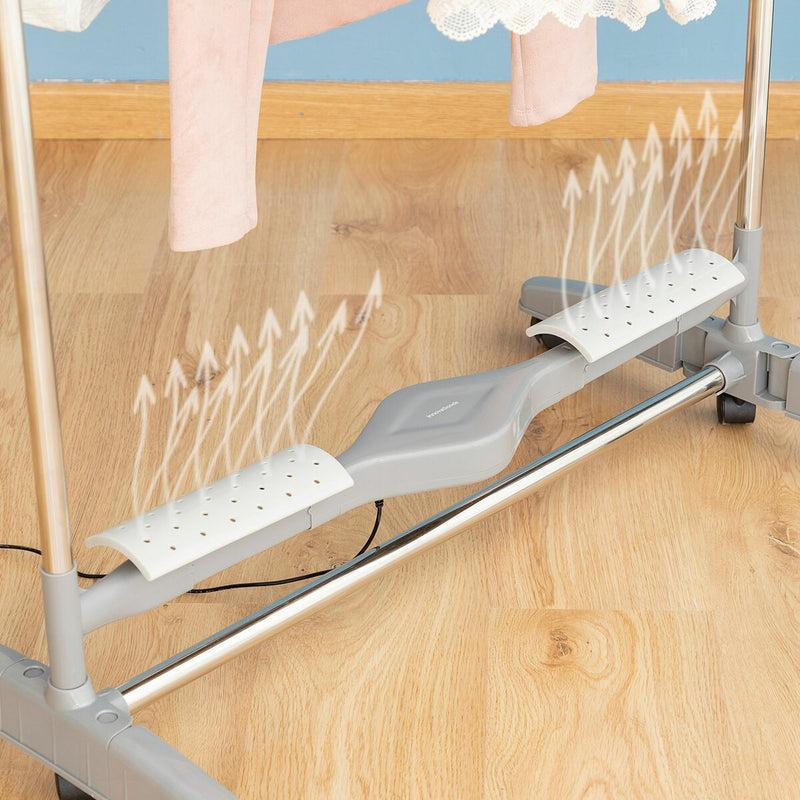 innovagoods Tendedero Eléctrico Plegable con Flujo de Aire Natural Dryllon InnovaGoods 24 W 12 barras Descuento por venta flash