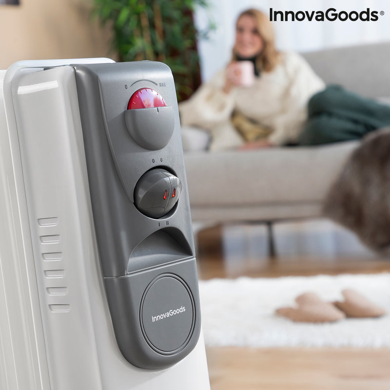 innovagoods Radiador de Aceite Oileven InnovaGoods 2500 W (11 cuerpos) Precio ultrabajo