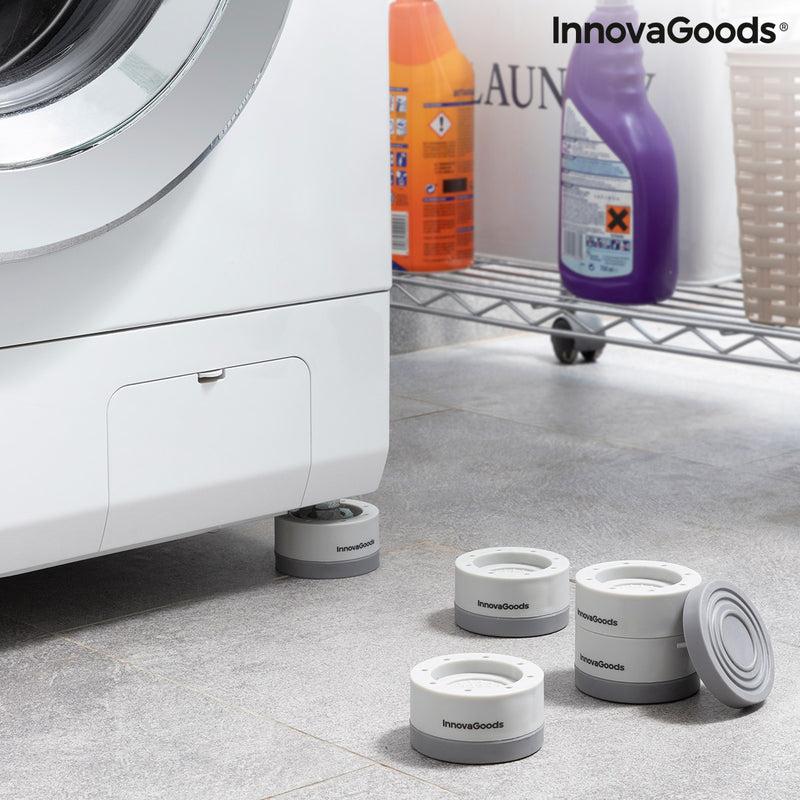 innovagoods Set de Pies Antivibración Apilables Novib InnovaGoods 4 Unidades Tienda