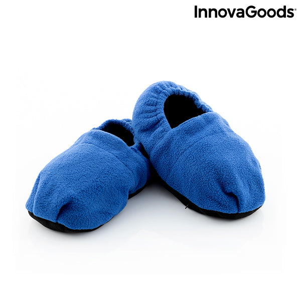 innovagoods Zapatillas de Casa Calentables en Microondas InnovaGoods Azul Mejor oferta