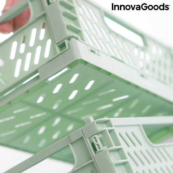 innovagoods Set de 3 Cajas Organizadoras Plegables y Apilables Boxtor InnovaGoods Promoción por tiempo limitado