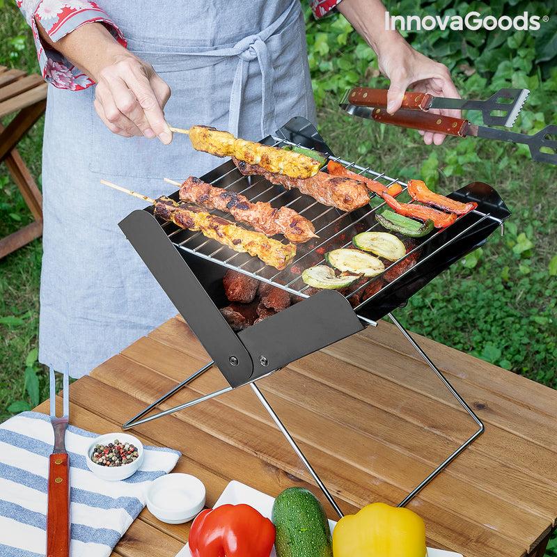 innovagoods Mini Barbacoa Plegable Portátil para Carbón Foldecue InnovaGoods Grandes descuentos