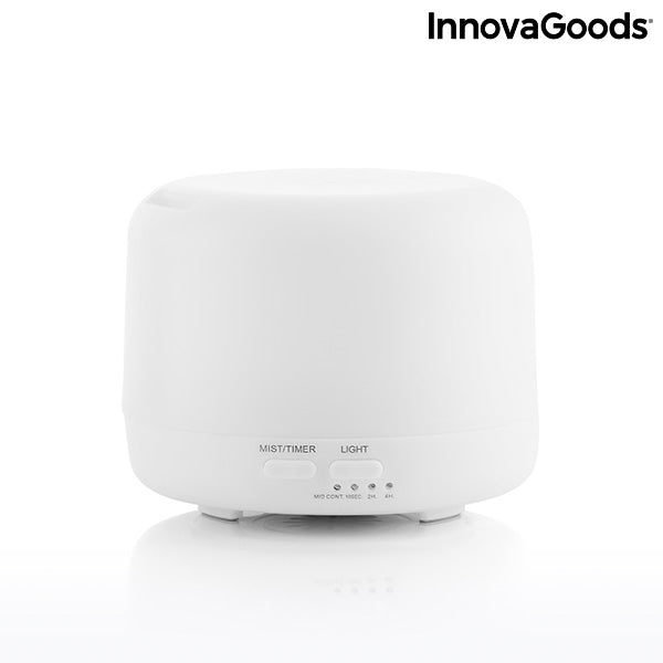 innovagoods Humidificador Difusor de Aromas con LED Multicolor Steloured InnovaGoods Limitado a 3 días