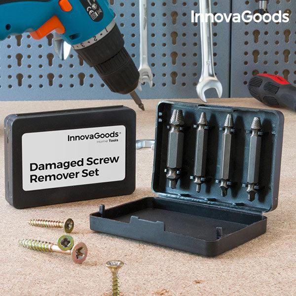 innovagoods Brocas para Extraer Tornillos Dañados InnovaGoods (Pack de 4)