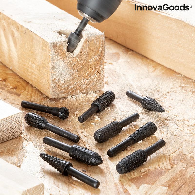 innovagoods Set de Fresas para Taladro Driwills InnovaGoods 10 Unidades Grandes ahorros