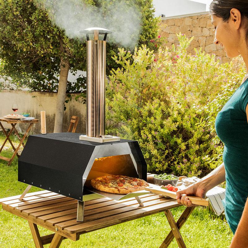 innovagoods Horno para Pizza de Pellets con Accesorios Pizzahven InnovaGoods Rebajas de fin de temporada