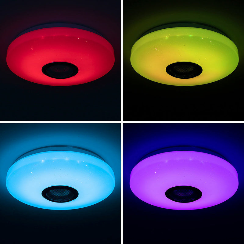 innovagoods Lámpara LED de Techo con Altavoz Lumavox InnovaGoods Rebajas
