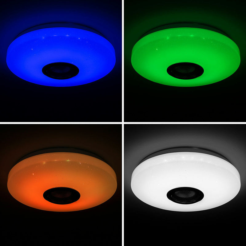 innovagoods Lámpara LED de Techo con Altavoz Lumavox InnovaGoods Rebajas