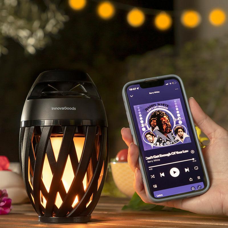 innovagoods Altavoz Inalámbrico con LED Efecto Llama Spekkle InnovaGoods Ventas relámpago