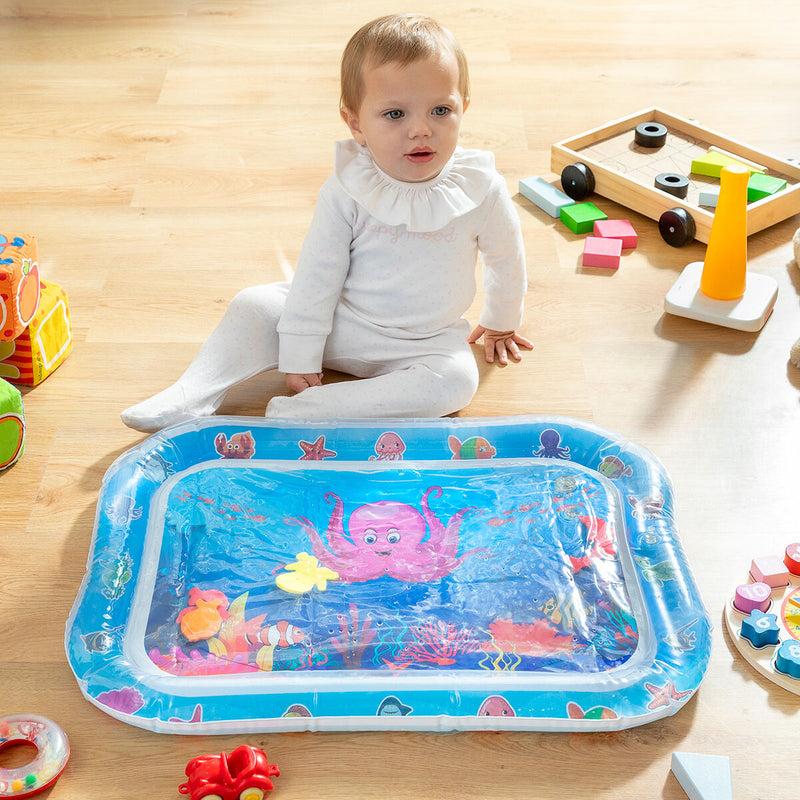 innovagoods Alfombra de Juegos Inflable con Agua para Bebé Wabbly InnovaGoods