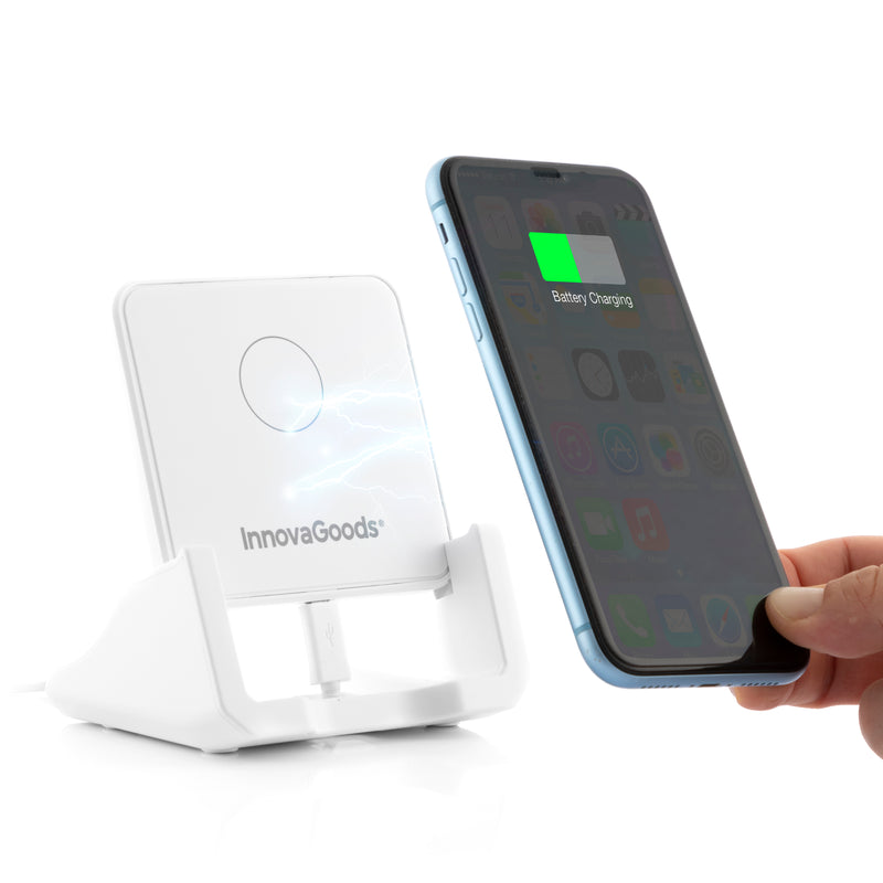 innovagoods Cargador Inalámbrico Multiposición con Soporte Pomchar InnovaGoods Precios de Black Friday