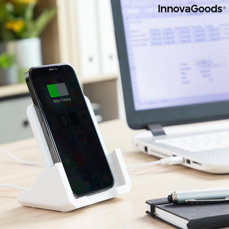 innovagoods Cargador Inalámbrico Multiposición con Soporte Pomchar InnovaGoods Precios de Black Friday