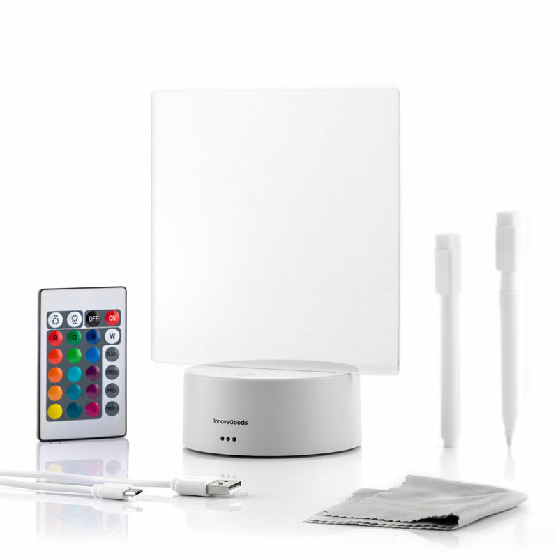 innovagoods Tablero de Notas y Mensajes LED Lemo InnovaGoods Ofertas