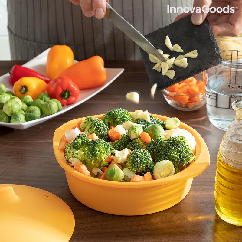 innovagoods Vaporera de Silicona Multifunción con Recetas Silicotte InnovaGoods ÚLTIMAS EDICIONES