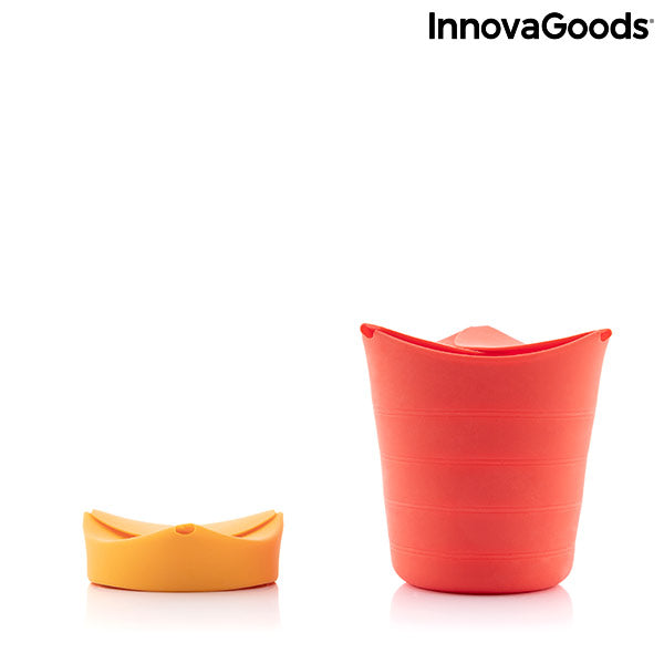innovagoods Palomiteras de Silicona Plegables Popbox InnovaGoods (Pack de 2) Solo hoy