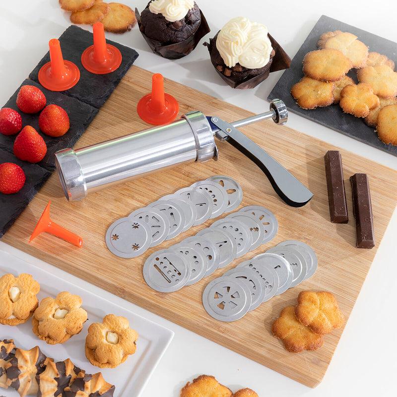 innovagoods Máquina para Hacer Galletas y Manga Pastelera 2 en 1 Prekies InnovaGoods Oferta especial de fábrica
