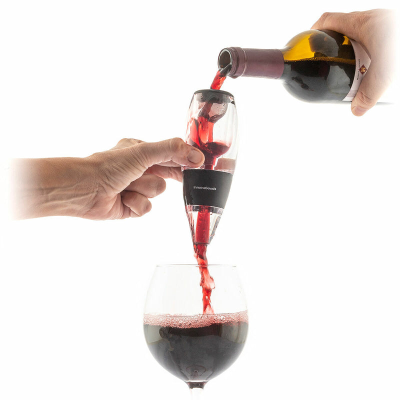 innovagoods Aireador de Vino con Filtro Soporte y Funda Wineir InnovaGoods Rebajas de fin de temporada