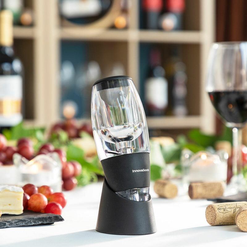innovagoods Aireador de Vino con Filtro Soporte y Funda Wineir InnovaGoods Rebajas de fin de temporada