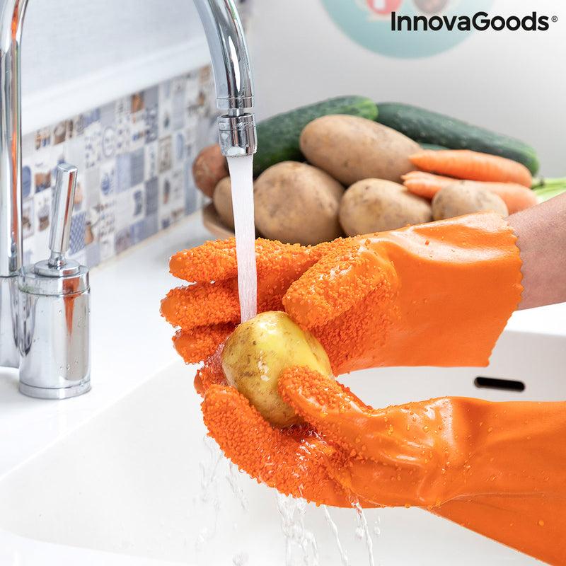 innovagoods Guantes Limpiadores de Verduras y Frutas Glinis InnovaGoods Devoluciones gratuitas