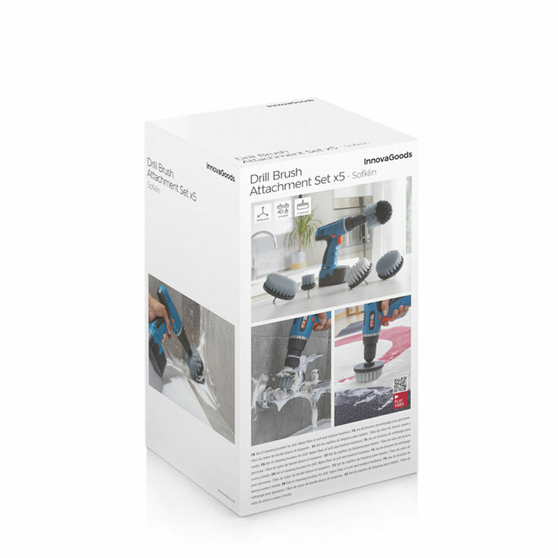 innovagoods Set de Cepillos de Limpieza para Taladro Sofklin InnovaGoods 5 Unidades En oferta