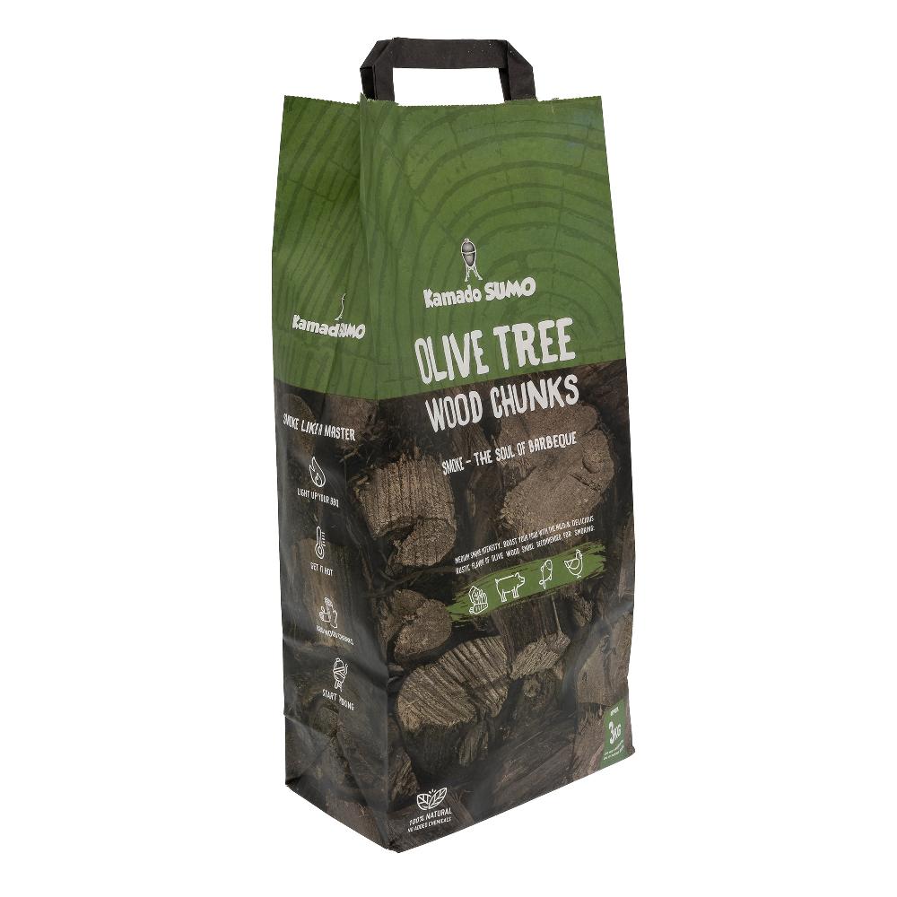 kamado sumo Olive Wood Chunks Ventas relámpago