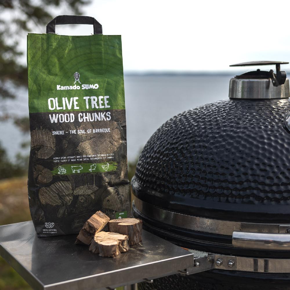 kamado sumo Olive Wood Chunks Ventas relámpago