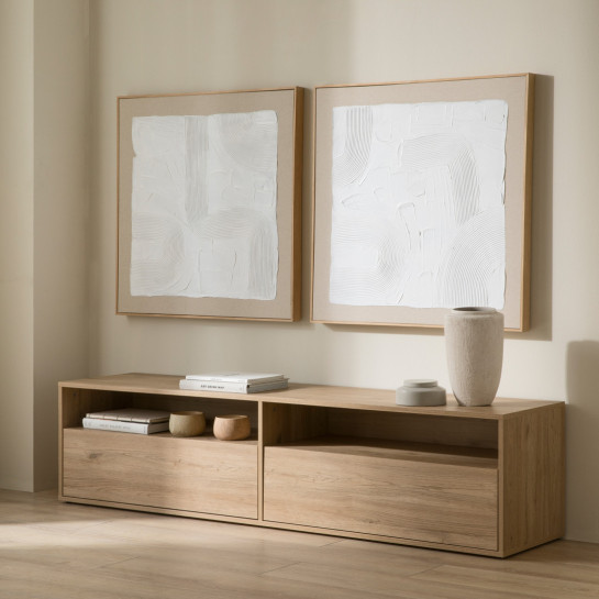 kenay home Mueble TV 180 natural Promoción por tiempo limitado