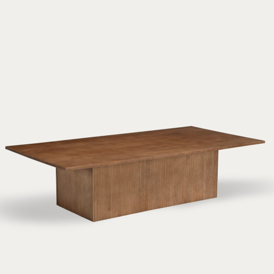 kenay home Mesa de centro rectangular natural 140 Grandes descuentos