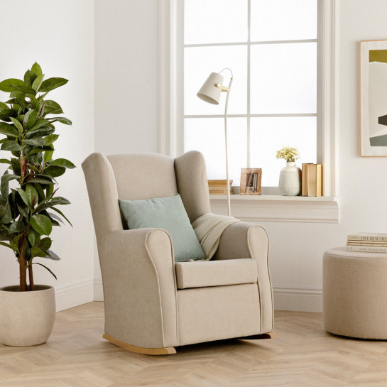 kenay home Balancín tapizado beige Precios de Black Friday