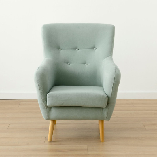 kenay home Butaca tapizada menta Ofertas de temporada