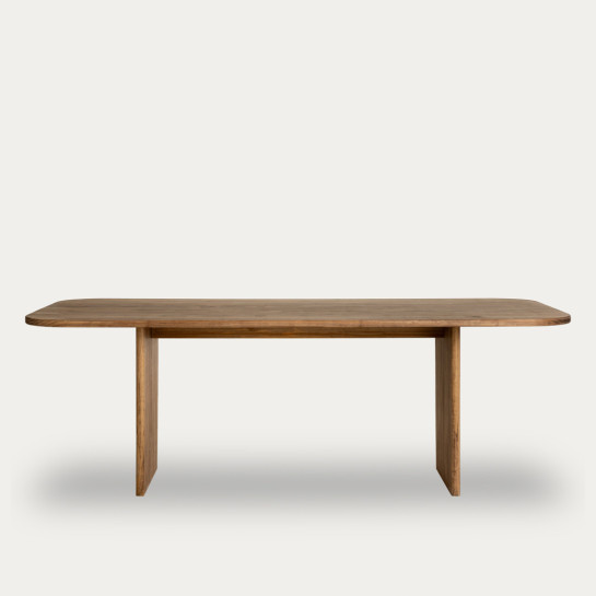 kenay home Mesa de comedor rectangular natural 220 Grandes ahorros