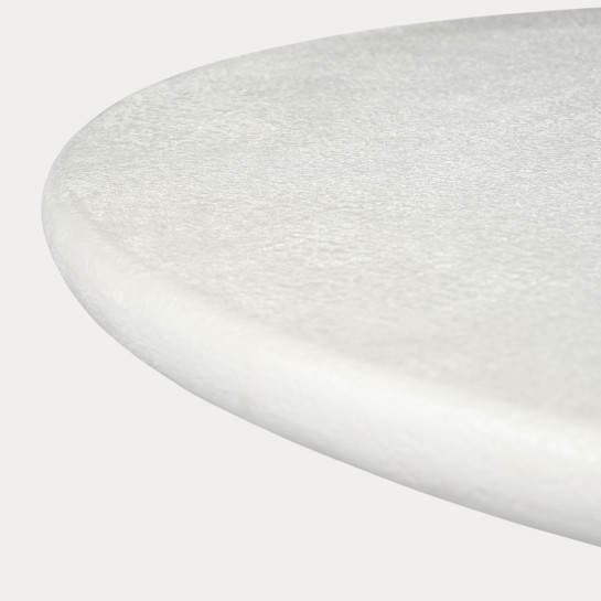 kenay home Mesa de comedor redonda blanca 120 Rebajas de fin de temporada