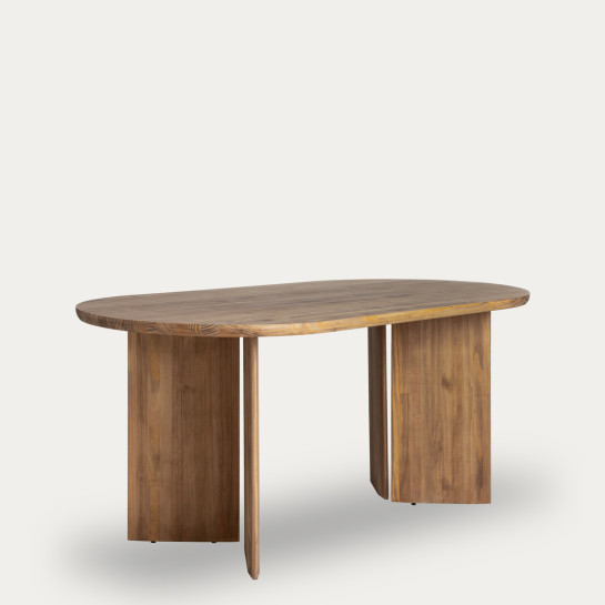 kenay home Mesa de comedor ovalada natural 180 Devoluciones gratuitas