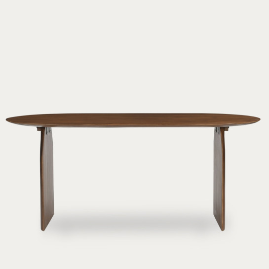 kenay home Mesa de comedor ovalada natural 180 Rebajas