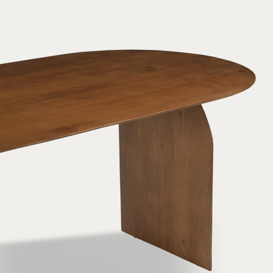 kenay home Mesa de comedor ovalada natural 180 Rebajas
