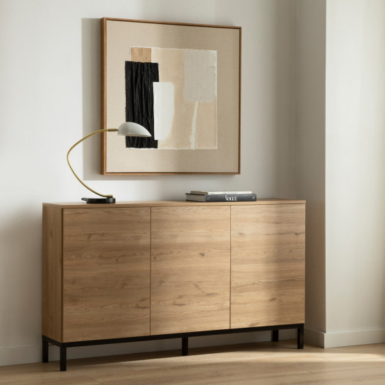 kenay home Aparador estrecho 140 natural Envío gratis